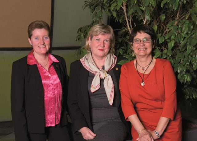 Bureau régional Paca : Annie Langlois, Ingrid Recco, Josy Ferry.