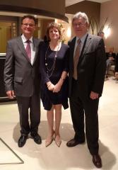 Patrick Bonnes, Ghislaine Barnabé et Jean Lavergne.