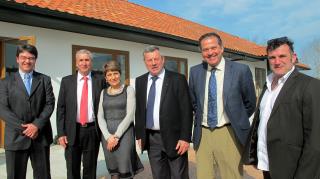 de g à d : Bruno Dottax, co-président Umih Pays Basque, J.J. Ernandoréna, président de l'Umihra),...