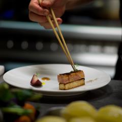 Foie Gras au Saikyo miso.