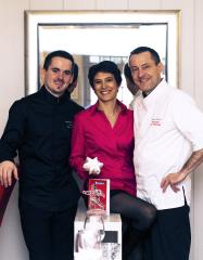 Jérôme Busset, Betty et Ivan Lavaux.