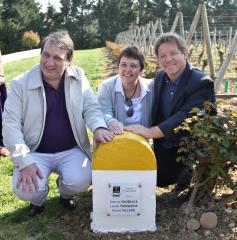 Roland Villard, Roberta Sudbrack et Claude Troisgros ont un rang de vigne à leur nom à Limoux.