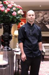 Le chef Sébastien Crison du Lumière, Hôtel Scribe