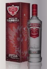 Le packaging de la vodka Smirnoff s'inspire de Madonna.