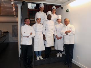 Laurent Blanc, Georges Blanc et les 5 finalistes.