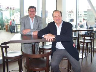 Philippe Florentin (premier plan) et Bruno Metzle sont les gérants-associés du groupe de...