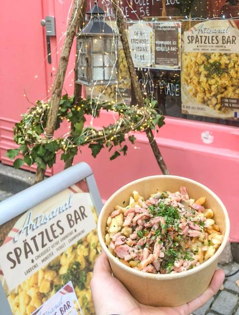 Le Spätzles Bar met les pâtes alsaciennes artisanales à l'honneur.