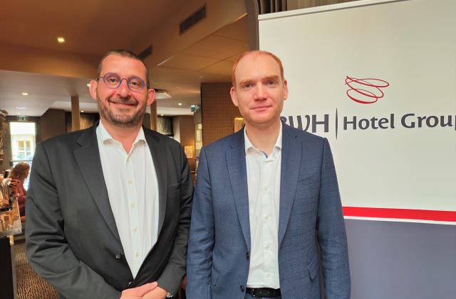 Pierre Siegel, président de Best Western France (à gauche) et Olivier Cohn, directeur général.