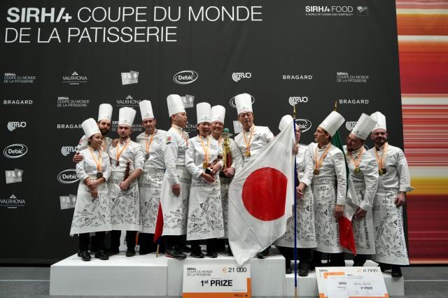 Japon, France et Italie sur le podium de la Coupe du Monde de pâtisserie.