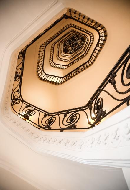 Escalier classé du Carlton.