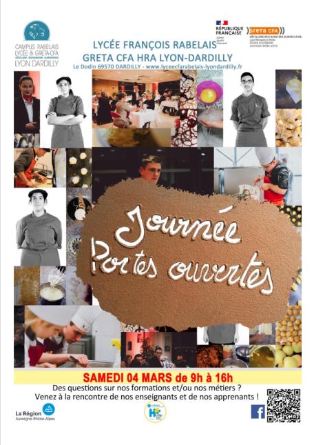 Journée Portes Ouvertes, le samedi 04 mars