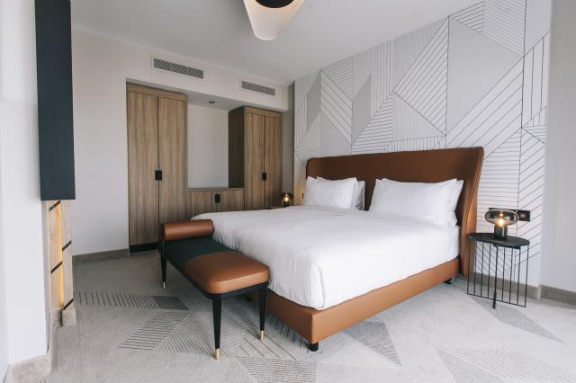 Une chambre du Sheraton Bordeaux Airport.