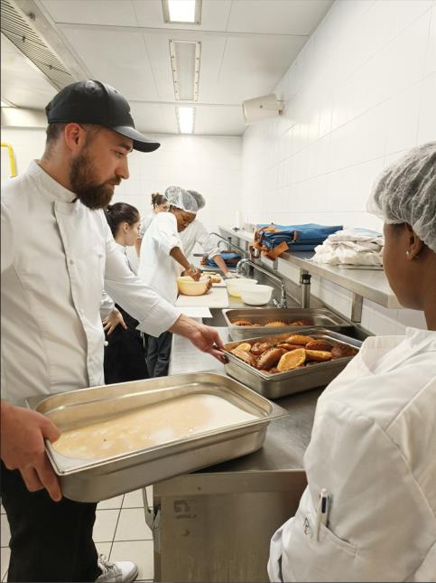 Clément Convard en cuisine