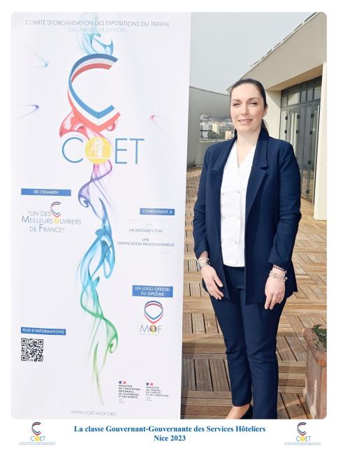 Amandine Leroy, , nouvelle MOG gouvernante des services hôteliers.