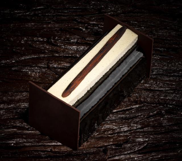 L'Odéon est la bûche de la Maison Bouillet, créée par Sébastien Bouillet, pâtissier chocolatier.