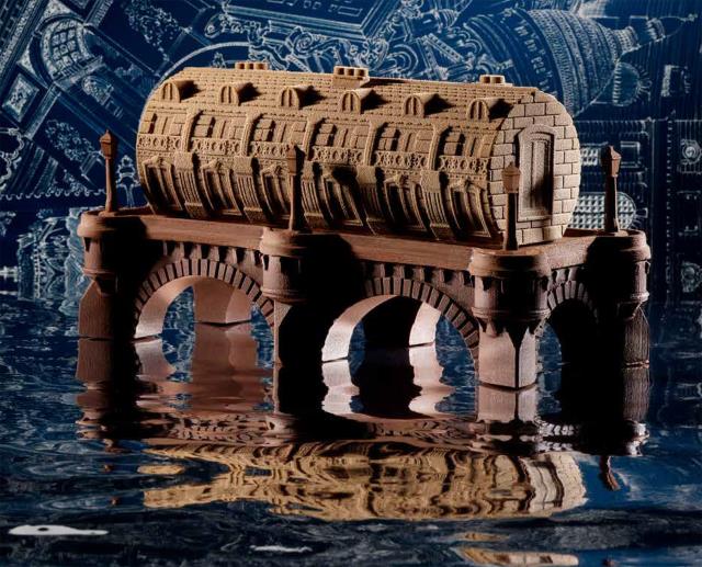 La bûche d'Exception de Pierre Hermé, célèbre le talent du baron Haussmann, offrant à chacun, un Paris envoûtant et magique.