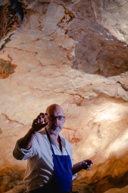 Emmanuel Perrodin a créé des menus préhistoriques, sur une initiative de Provence Tourisme, en collaboration avec Cosquer Méditerranée.