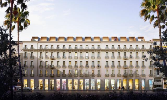 Vue d'architecte du futur hôtel Victoria à Nice.