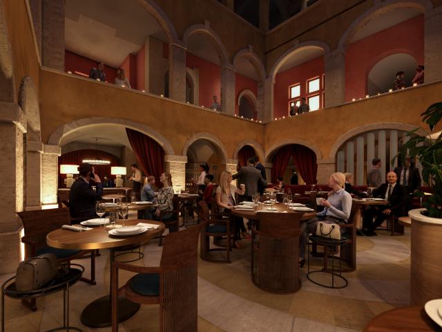Les Loges, le restaurant de Cour des Loges Lyon, A Radisson Collection Hotel