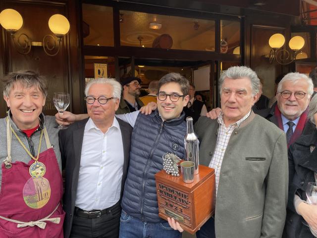 De gauche à droite : Alain Fontaine, Didier Chenet, Romain Vidal, Robert Vidal, Marcel Bénezet