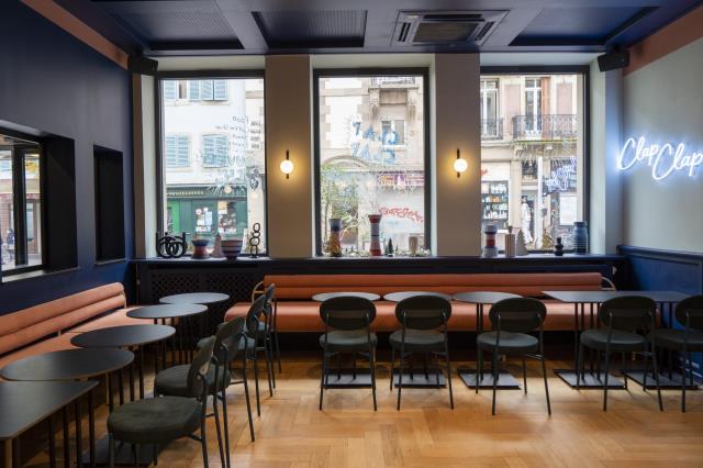 Le coffee shop du ClapClap Hôtel, Strasbourg.