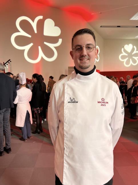 Lucas Engel, chef du restaurant Enfin.