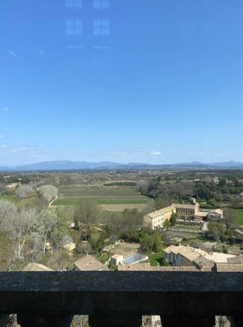 La vallée du Rhône méridionale depuis le château de Suze la Rousse 