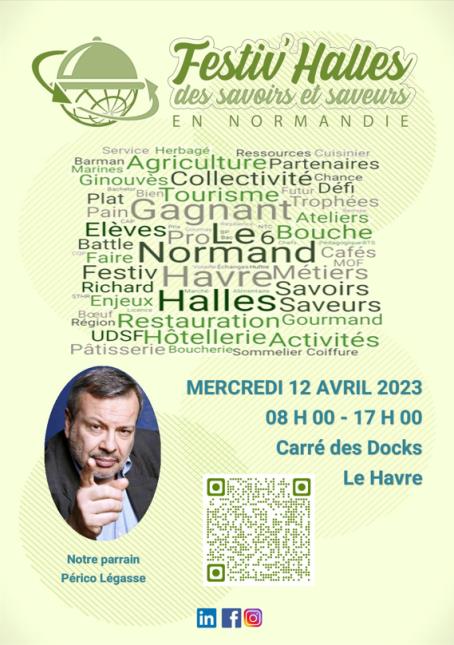 Festiv'Halles des Savoirs et Saveurs en Normandie le 12 avril