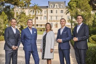 De gauche à droite : Jérémy Heuline, Philippe Perd, Sophie Volant, Thierry Demolliens, Jérémy...
