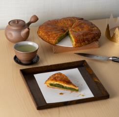 Jugetsudo dévoile une galette au matcha présent dans la frangipane.