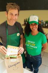 Marc Lamy et Viviane Do Nascimento, les fondateurs de la Coxinha