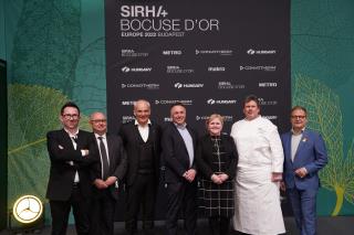 Luc Dubanchet - Directeur division Sirha Food, Philippe Pasquet - CEO GL Events Exhibitions, Ola...