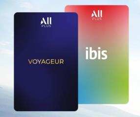 Les nouvelles cartes All Plus Voyageur et All Plus ibis.
