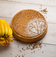 Claire Heitzler a confectionné une galette aux mains de Bouddha.