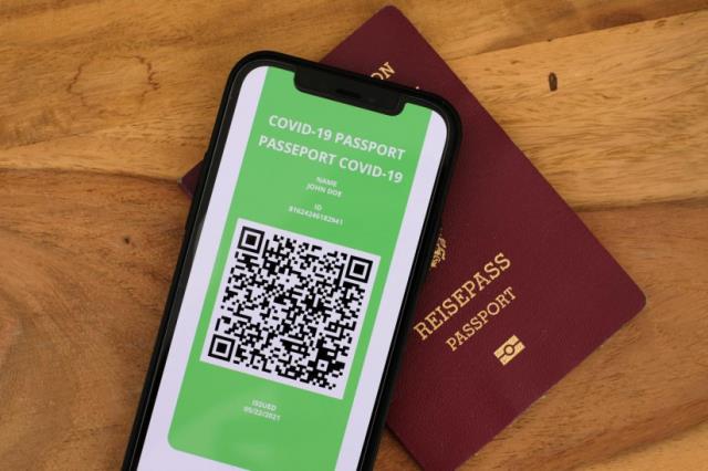 Exemple d'un QR code en vue de prouver sa double vaccination