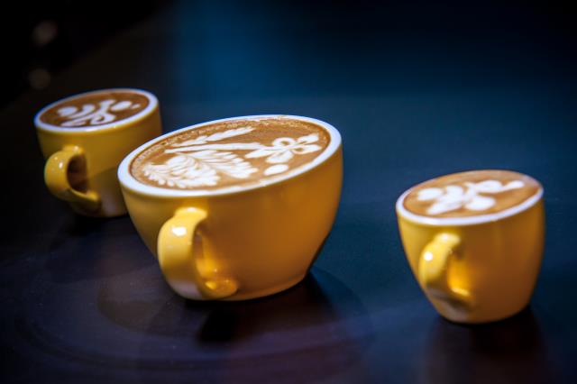 Une réalisation de David Ly, champion de France 2019 de Latte Art.