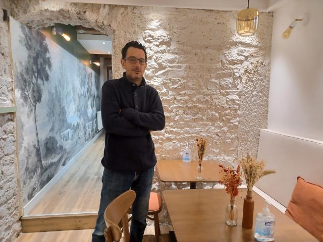 Avec son comptoir, Alexis Billoux tourne la page de la gastronomie. « J'avais envie de plus de simplicité » explique-t-il.