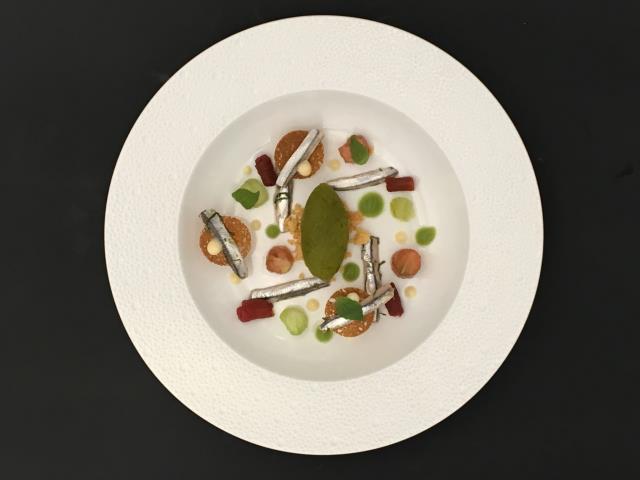 Association terre et mer, sorbet basilic