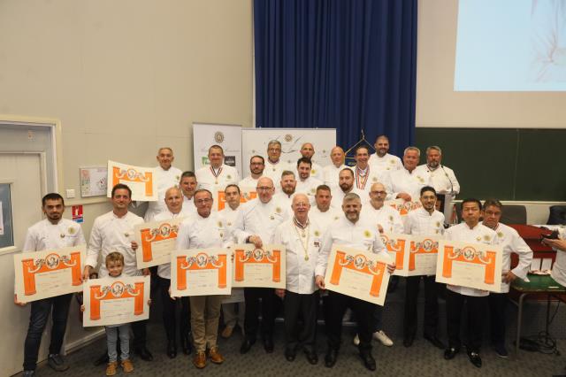 Les nouveaux membres de l'Académie Culinaire de France.
