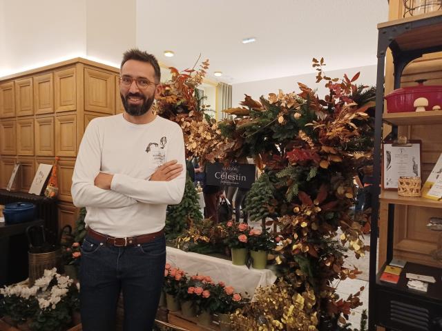 Loïc Renart, le président du groupe indépendant, lors du Village des Aubergistes Lyonnais à l'hôtel Globe & Cecil