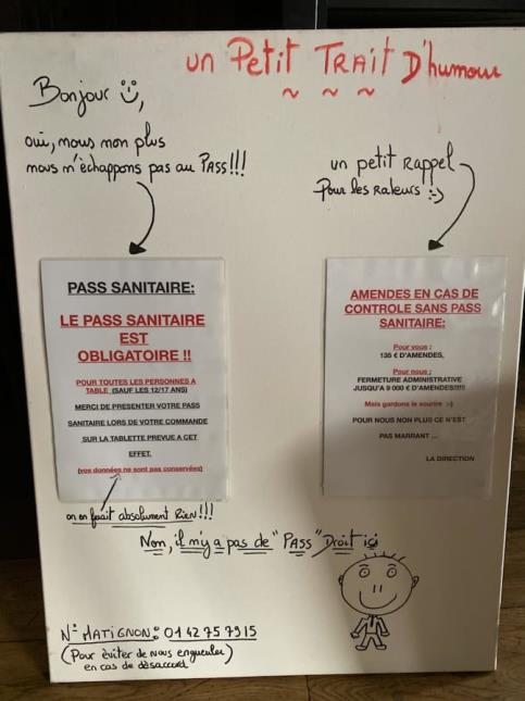 Le tableau du Tex Mex à Périgueux