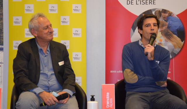 Laurent Chelle, co-fondateur de Friendly Hôtel Collection (à gauche) et Romain Trollet, fondateur d'ASSAS Hôtels ont partagé leur expertise en matière de positionnement, de RSE et d'emploi.