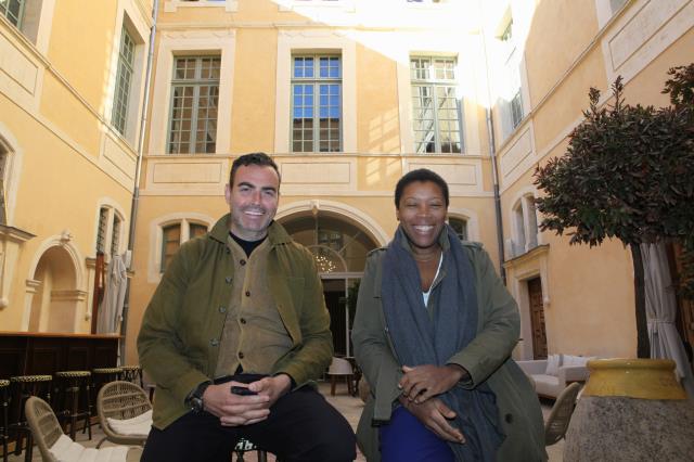 Denis Allegrini et Georgiana Viou affichent une belle complicité.