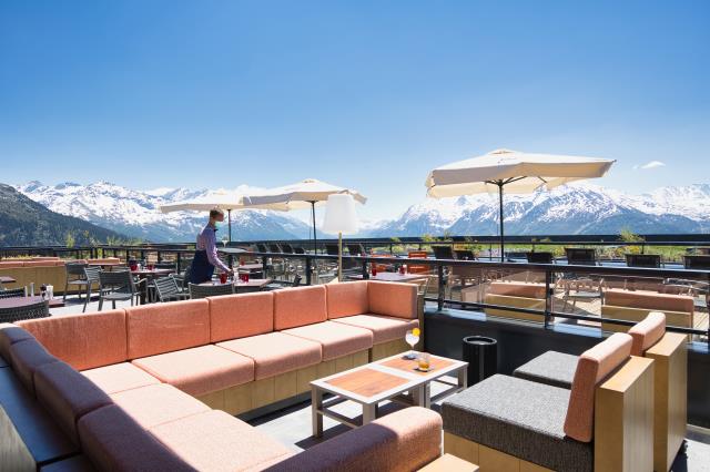 Au Club Med La Rosière dans les Alpes, de larges espaces permettent aux clients de ne pas être