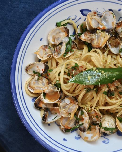 Vongole à l'harissa.