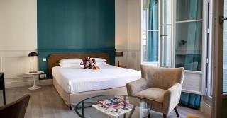 Esprit loft et industriel au Royal Hôtel de Montpellier (Hérault).