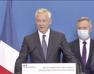 L'entrée en vigueur du pass sanitaire, le 9 août dernier, n'a pas eu d'impact sur l'économie, sauf dans les centres commerciaux, selon Bruno Le Maire.