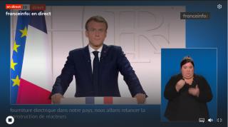 Emmanuel Macron, le 9 novembre.