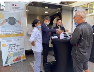 Le FoodTruck s'installe dans les établissements d'accueil