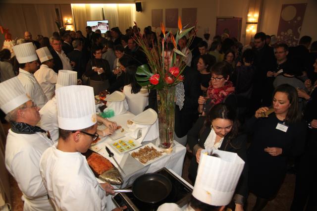 Les convives ont pu savourer les mets raffinés et apprécier les compétences des élèves de seconde et première Baccalauréat Professionnel, ainsi que celles de Terminale CAP cuisine et restaurant.